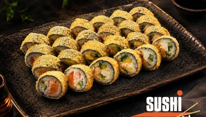 24-delars Tempura sushikombination från restaurangen Sushi Set -43%