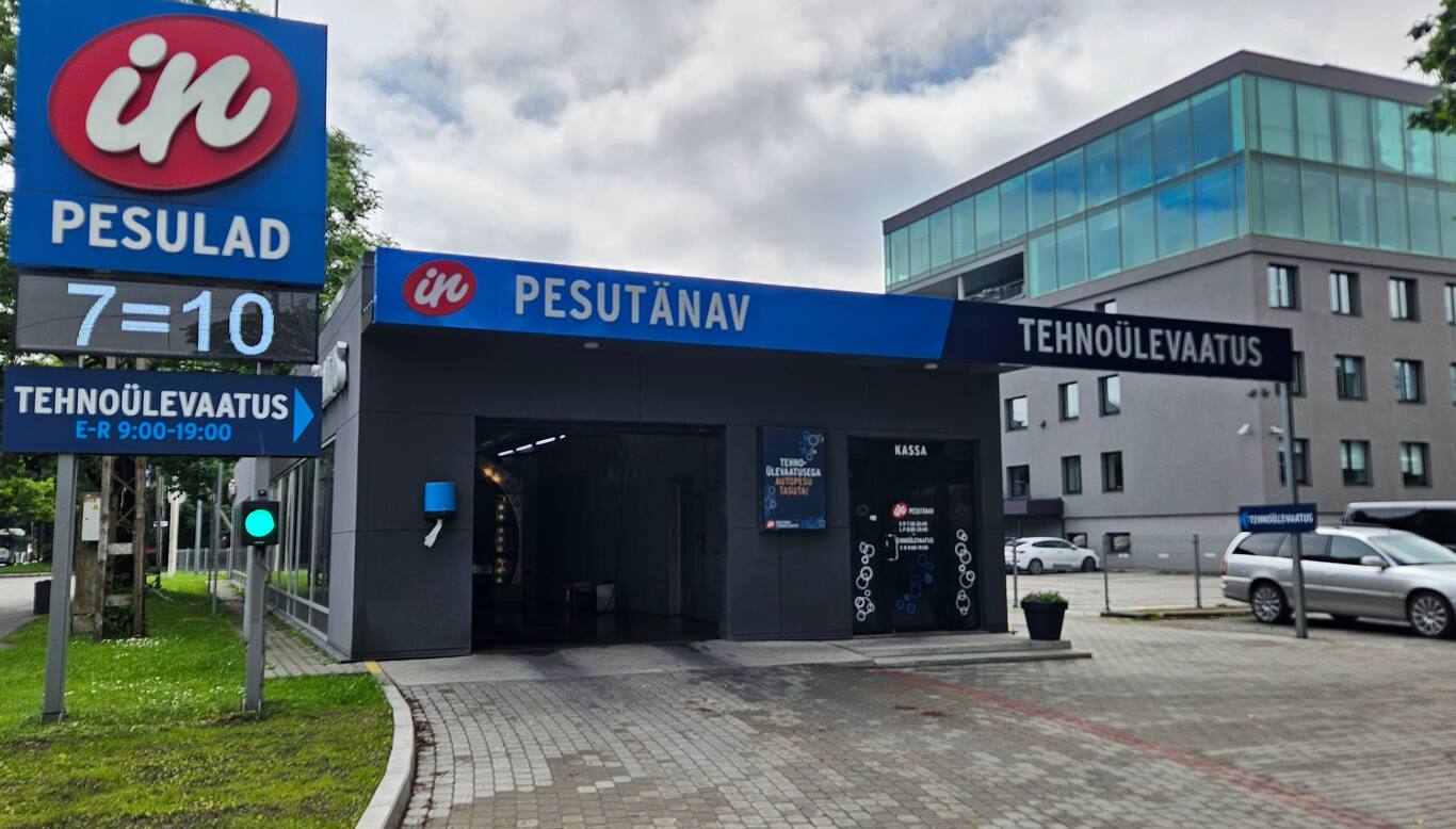 Tehnoülevaatus Tallinnas + 1 vahapesu IN Pesutänavas kuni -39%