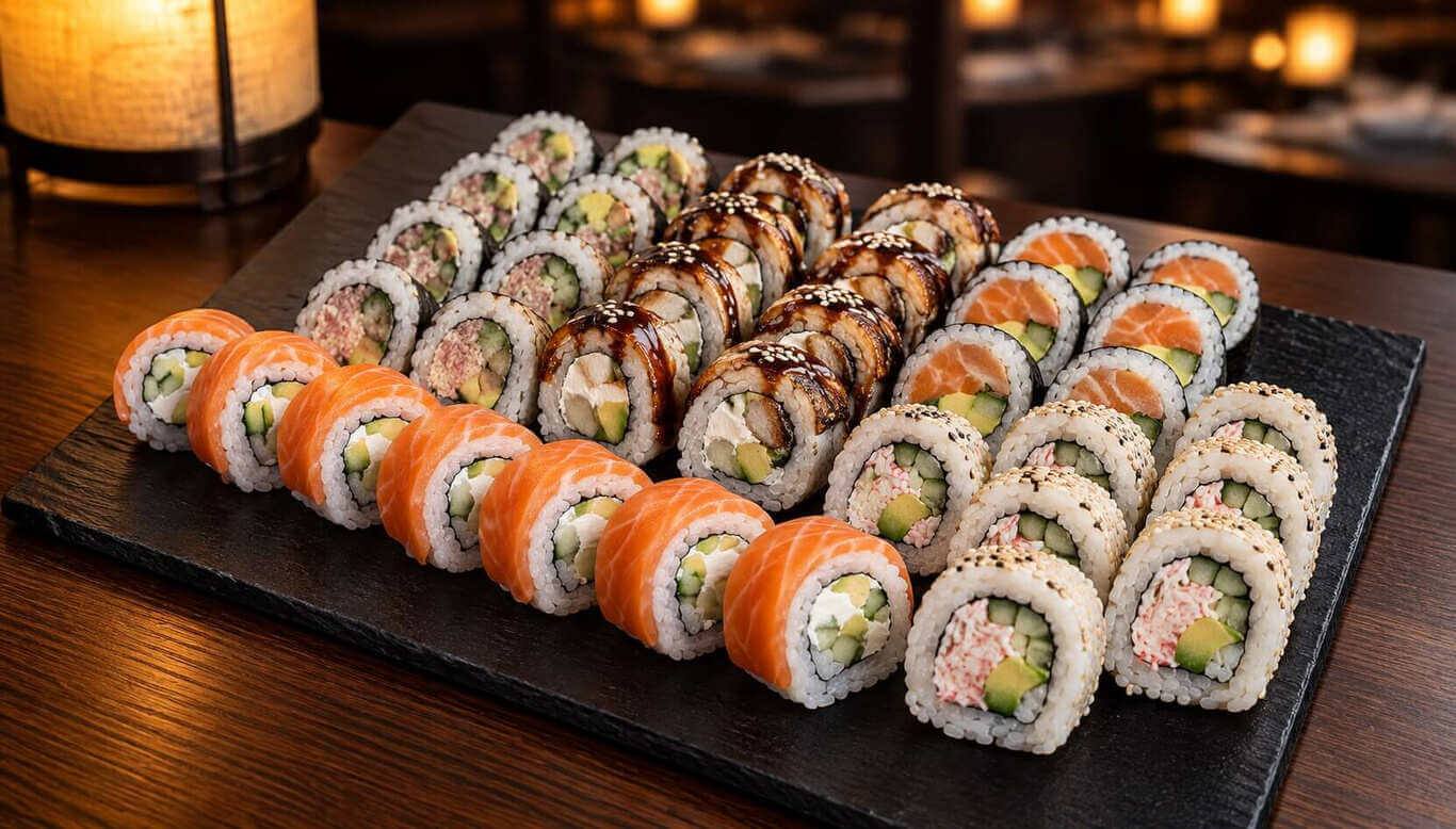 Samurai Sushi bagātīgās sushi izlases -30%
