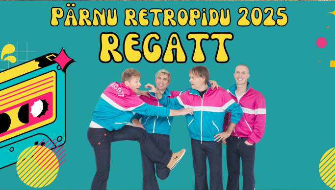 Pärnu Retropidu 2025 ansambliga Regatt Ammende Villa hoovis -30%