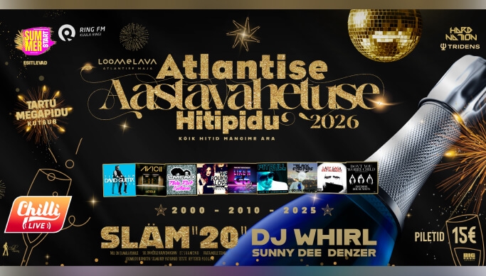 Summer Start esitleb: ''Atlantise Aastavahetuse Hitipidu 2025-2026'' kuni -57%