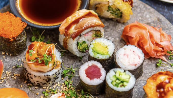 24-osaline sushikomplekt Brezza Sushi restoranilt kuni -50%