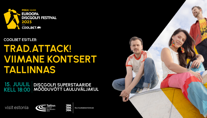 Trad.Attack! viimane kontsert ja maailma discgolfi superstaaride mõõduvõtt Tallinna Lauluväljakul