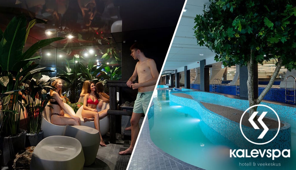 Kalev SPA Sauna Oasis access for two with water center facilities