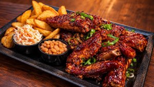 1 kg of smoked and grilled meat at Bad Habits restaurants
