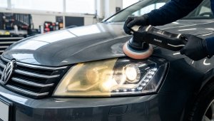 Headlight polishing at DavMar Detailing car salon -25%