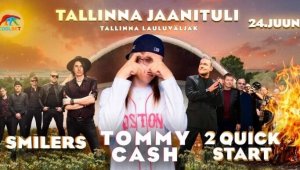 Pealinna suurim Jaanituli Tallinna Lauluväljakul