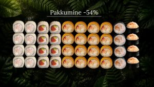 40-piece sushi set from Mere Resto -54%
