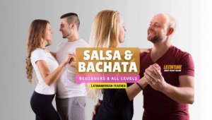 BACHATA või SALSA 1-kuuline algkursus kahele LATINTIME tantsustuudios Tallinnas