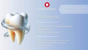Hammaste professionaalne hügieen + AirFlow puhastus Stomatoloogia Pluss Hambaravikliinikutes -29%