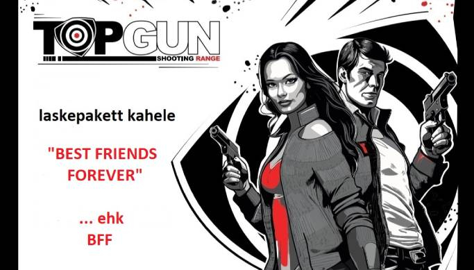 TopGun lasketiiru pakett ''Kahepeale ehk BFF''