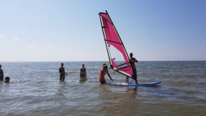 Purjelaua koolitus Pärnu rannas Surf Centerilt