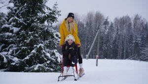 Tõukekelkude rent perele Kõrvemaal