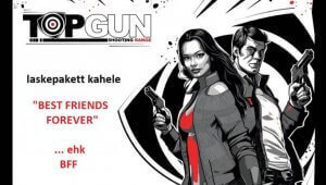 TopGun šaudymo aikštelės paketas ''Kahepeale ehk BFF''