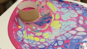 Acrylic Pouring at Vein & Pintsel studio