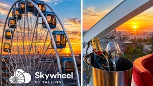 Išskirtinė MUMM VIP patirtis ant atrakciono Skywheel of Tallinn