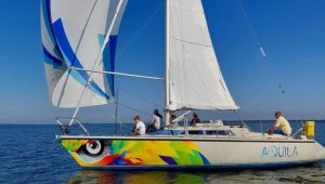 Dalība regatē ar atklāto jachtu AQUILA