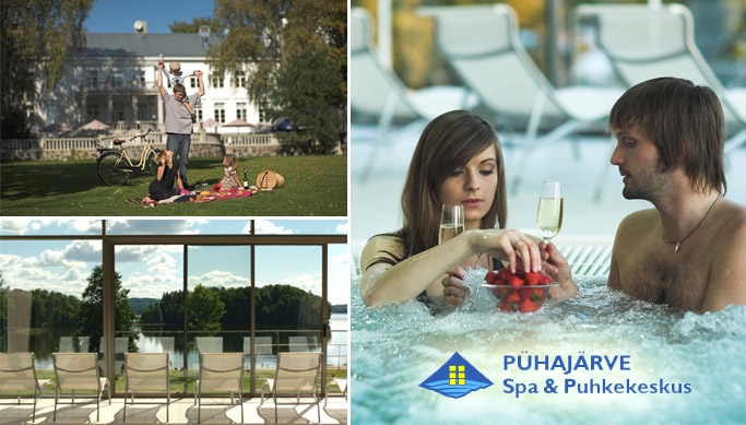 Puhkus kahele looduskaunis Pühajärve Spa & Puhkekeskuses kuni -45%