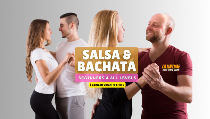 BACHATA või SALSA tantsukursus LATINTIME tantsustuudios Tallinnas kuni -25%
