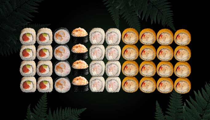40-osaline sushikomplekt Mere Resto'lt -54%
