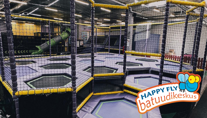 Happy-Fly Trampoline Center Day Ticket -50%